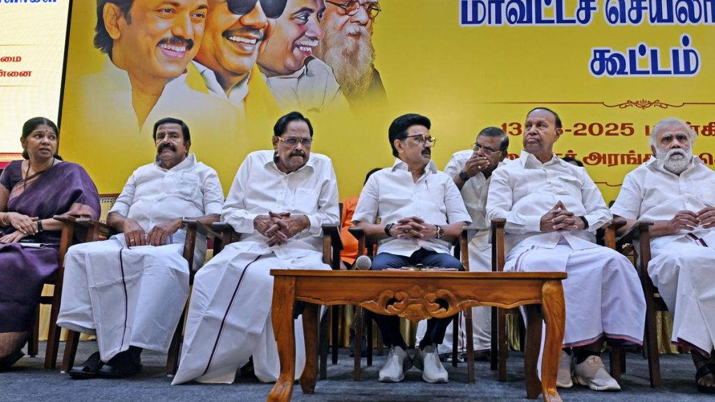 DMK Leaders Pass Resolution Condemning SIR and Alleged Electoral Fraud