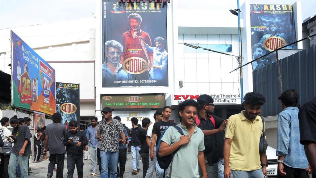 Rajinikanth’s Coolie draws frenzy in Kerala’s Ernakulam with 350 houseful shows across 30-plus screens