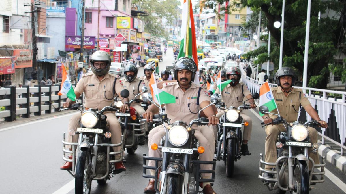 rpf-organises-motorcycle-rally-in-thiruvananthapuram