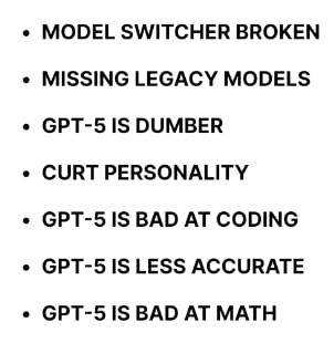 OpenAI GPT5 Has Gotten Worse Particularly in Cursor