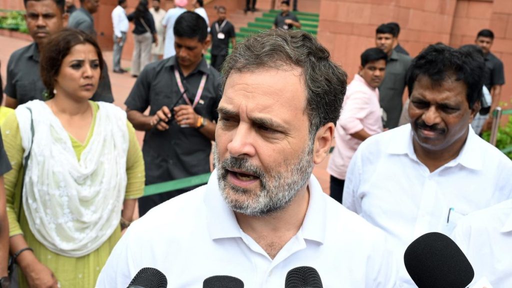 Rahul Gandhi Alleges 'Vote Theft' in New Video Message