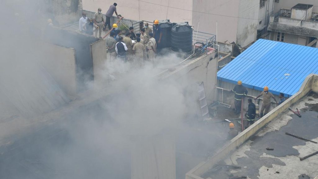 Two charred to death, family trapped in fire in factory-cum-residence in Bengaluru