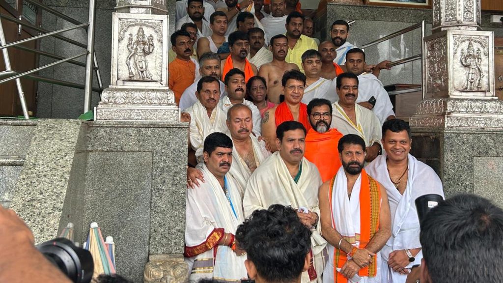 Vijayendra Demands Apology from Siddaramaiah Over Alleged Smear Campaign Against Dharmasthala Temple