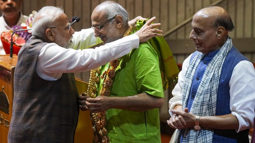 PM Modi Calls for Unanimous Support to Elect Radhakrishnan as Vice-President