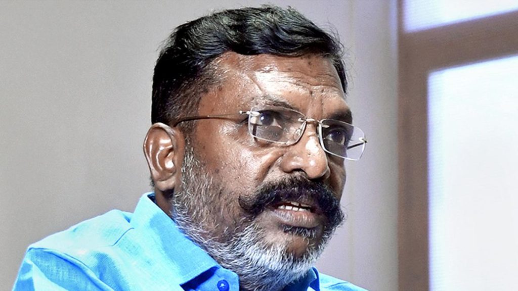 Thol. Thirumavalavan Advocates Mechanised Garbage Disposal Over Job Permanency