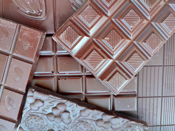 Microbiota Composition, pH and Temperature Influence Key Flavor Attributes of Premium Chocolate