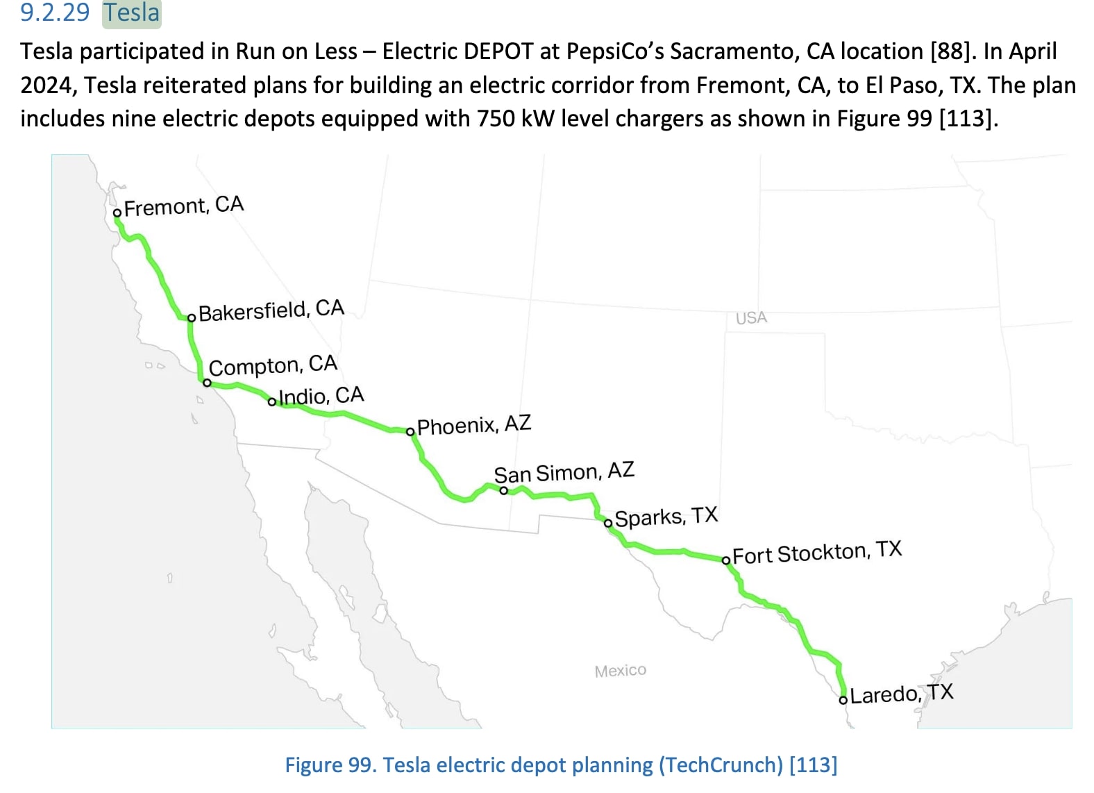 Where Are Tesla Megachargers and Customer Semi Charging Depots?
