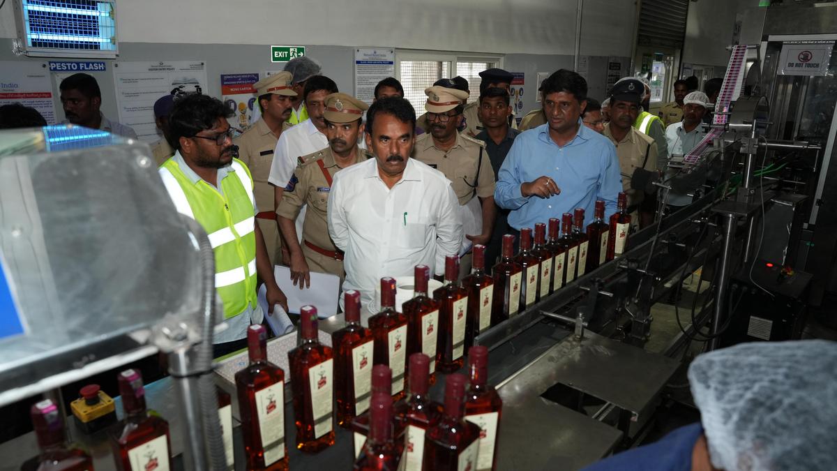 excise-minister-jupally-inspects-distillery-in-pudur