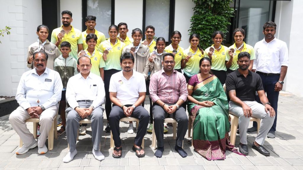 Deputy CM Honours Medalists of 64th National Inter-State Athletics Championship