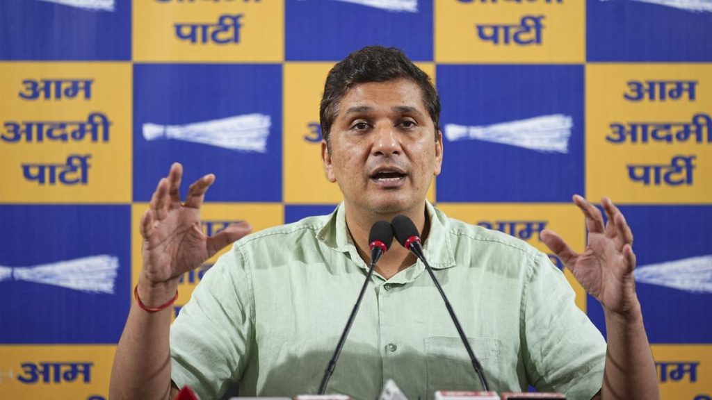 ED Raids Residences of AAP Leader Saurabh Bharadwaj in Delhi