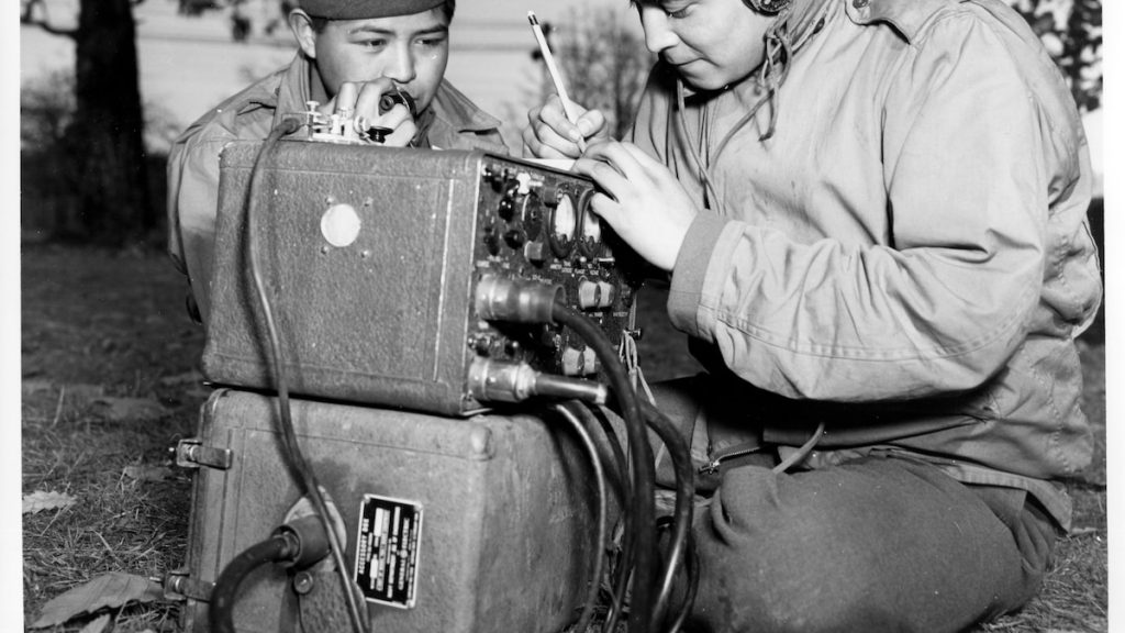 These are the last two WWII Navajo code talkers. This is their story.