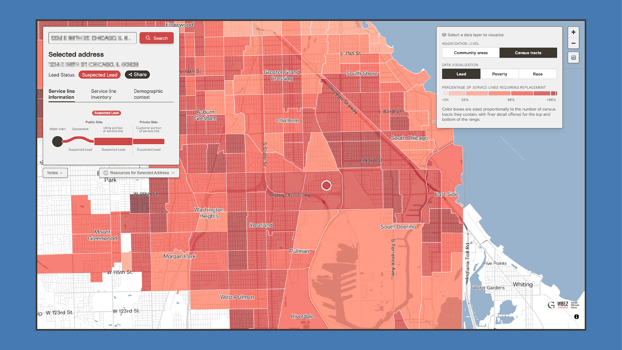 Chicago has the most lead pipes in the nation. We mapped them all.