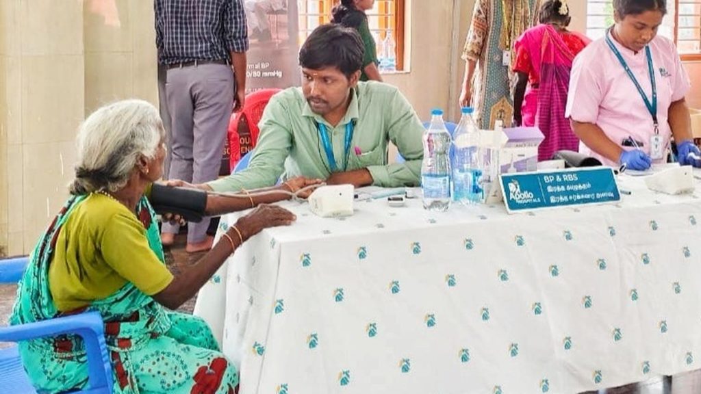 Free medical camp held in Ranipet