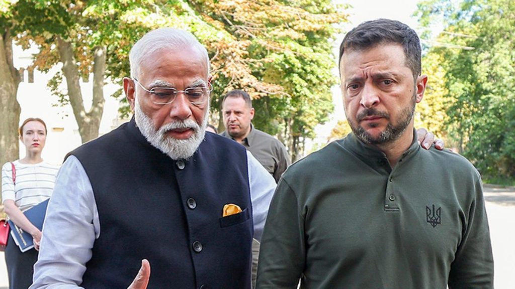 Modi Backs Peace Efforts in Ukraine During Call with Zelenskyy