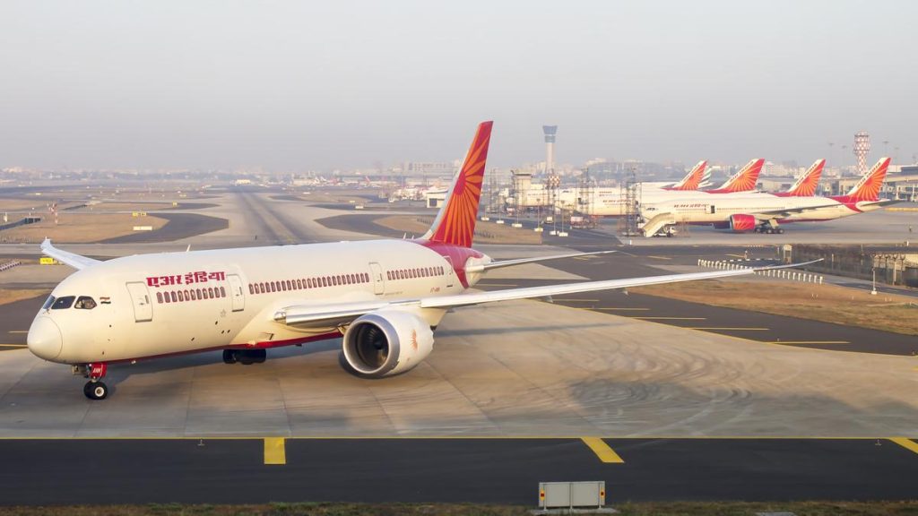 Air India Flight Returns to Delhi After Fire Alert
