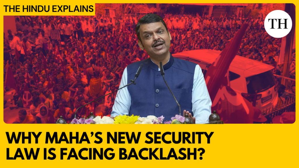 Why Maharashtra’s new Security law is facing backlash | The Hindu Explains