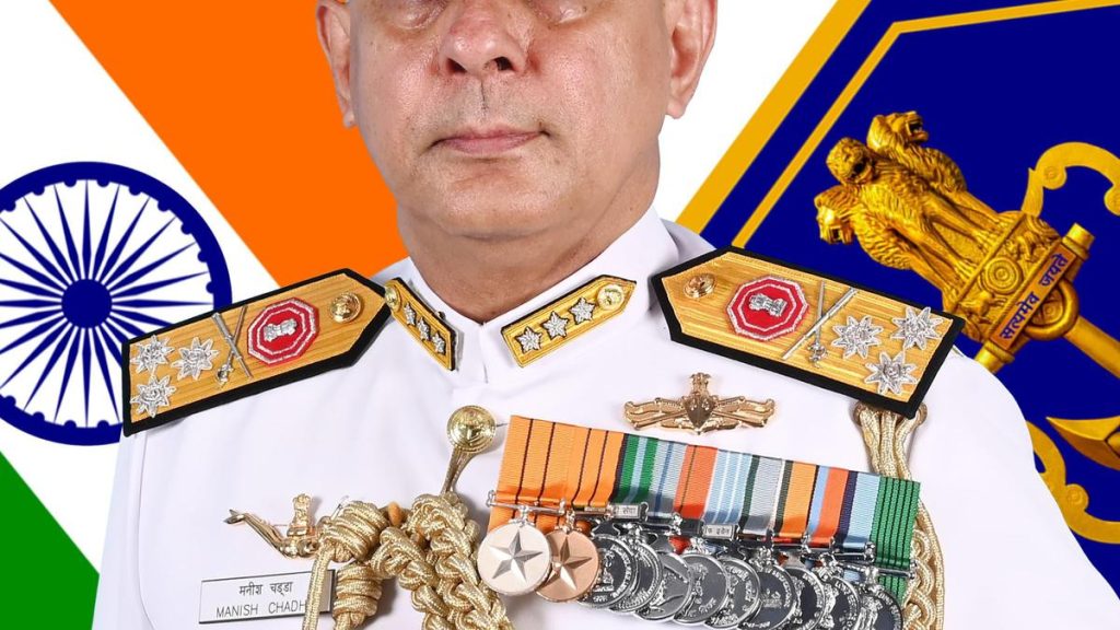 Vice Admiral Manish Chadha Assumes Role as INA Commandant