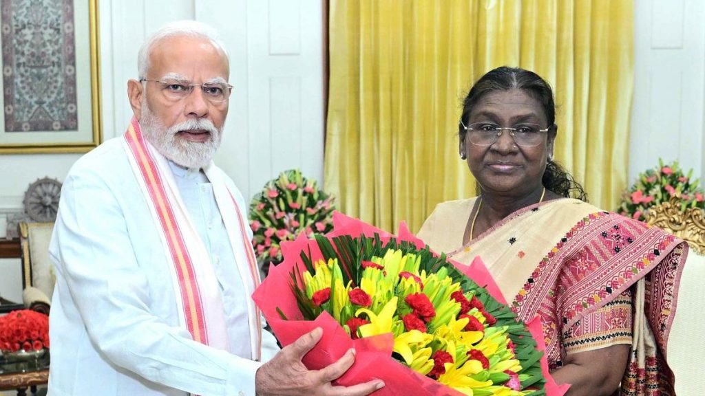 PM Modi meets President Murmu