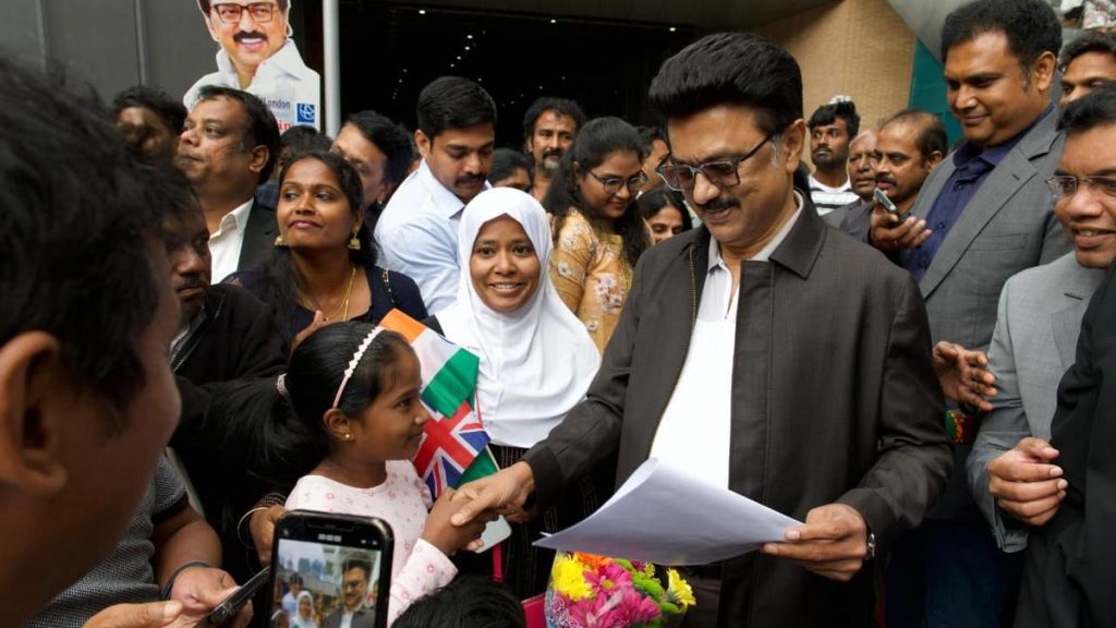 Tamil Nadu CM Stalin Begins UK Visit