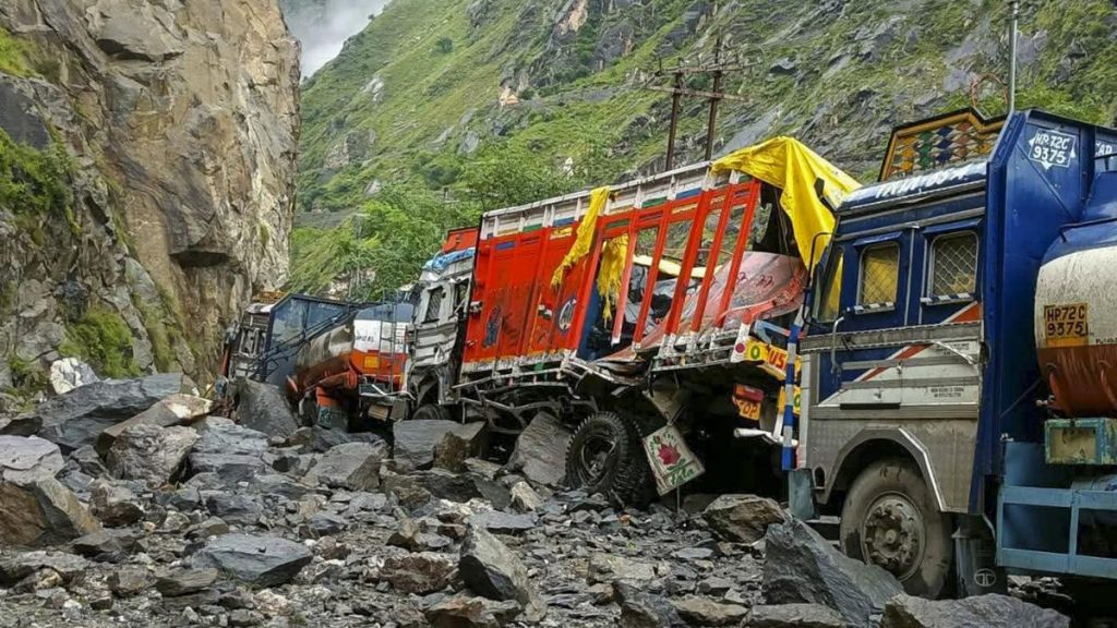Himachal Rain Havoc: Mandi Landslide Claims 7 Lives, Roads and Schools Closed