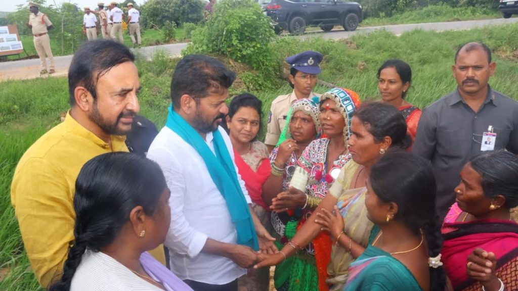 Telangana CM Revanth Reddy directs officials to find permanent solution to prevent floods in Kamareddy