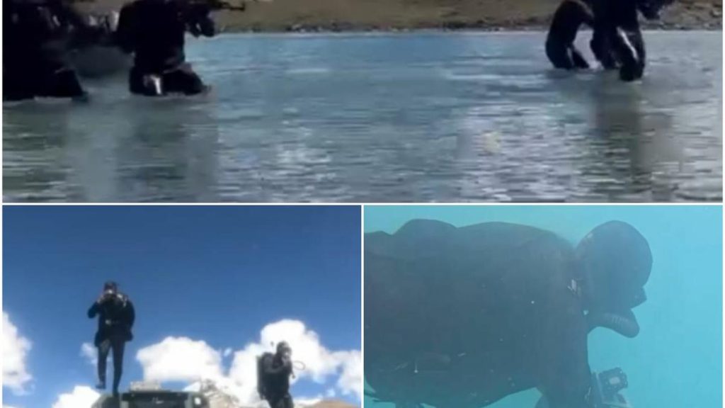 Indian Army PARA (SF) and Indian Navy MARCOS conduct high-altitude combat diving training in Sikkim
