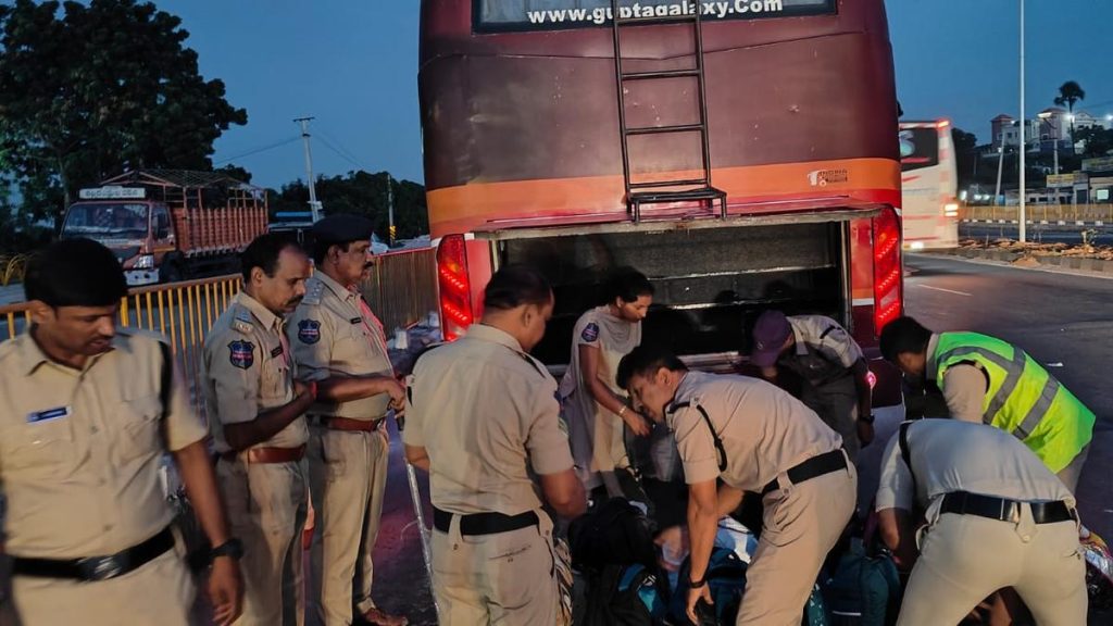 Two arrested for transporting 21 kg ganja in private bus from Odisha to Hyderabad
