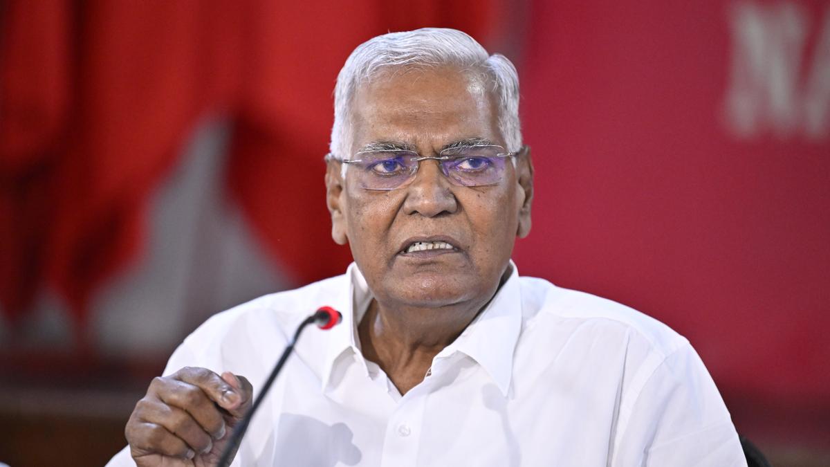 democracy-under-attack,-election-commission-failing-to-ensure-free-polls,-says-cpi-leader-d.-raja-in-kerala