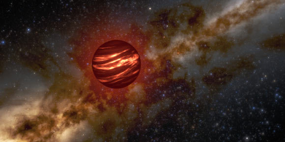 Astronomers Find Elusive Cloud-Forming Chemical on 10-Billion-Year-Old Brown Dwarf