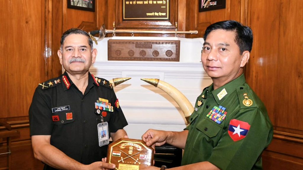 Myanmar Army Chief Visits Eastern Command to Bolster Defence Ties