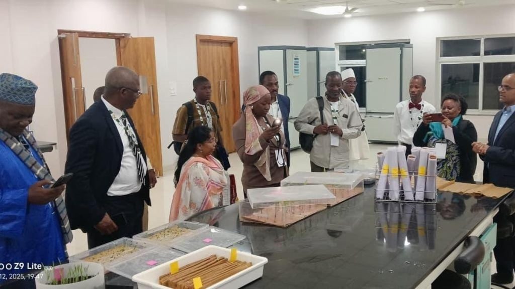 African Delegation Visits Telangana Seed Testing Lab