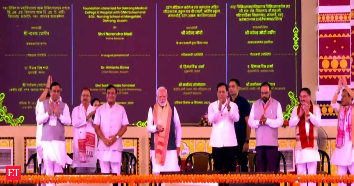 Assam: PM lays foundation for Rs 6.3K cr of proj