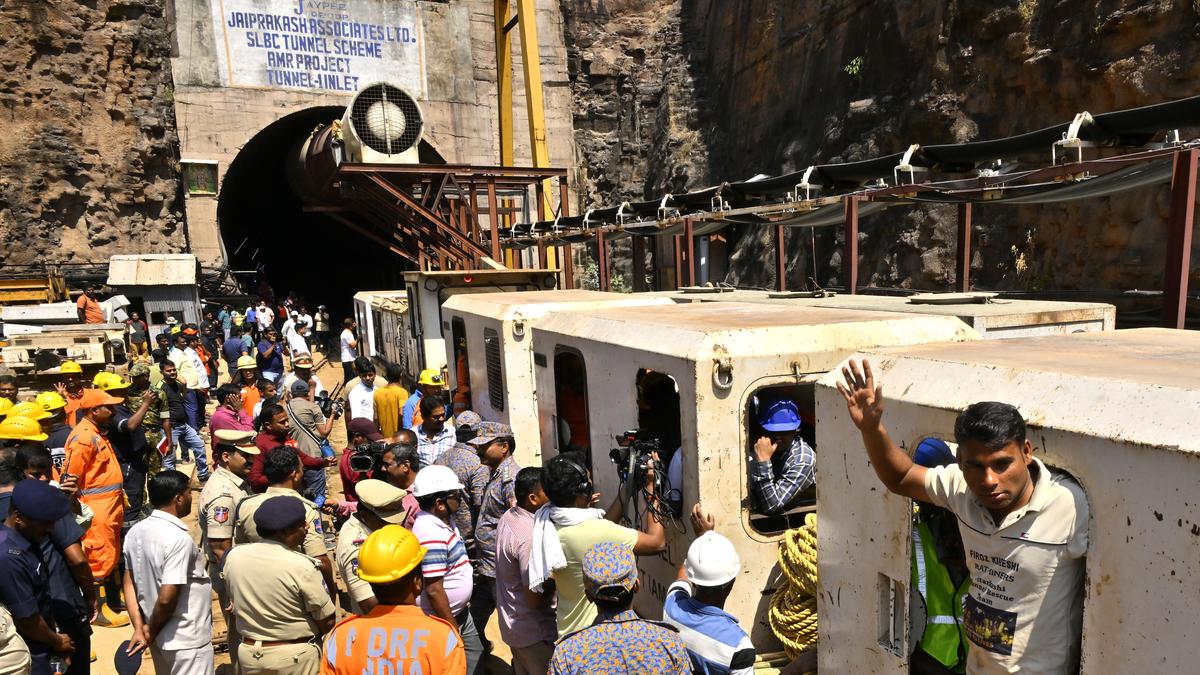 brs-flays-state,-central-governments-for-not-retrieving-six-bodies-from-slbc-tunnel-even-after-200-days