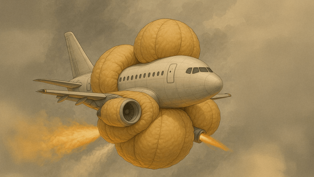 Engineers propose massive airbags for airplanes