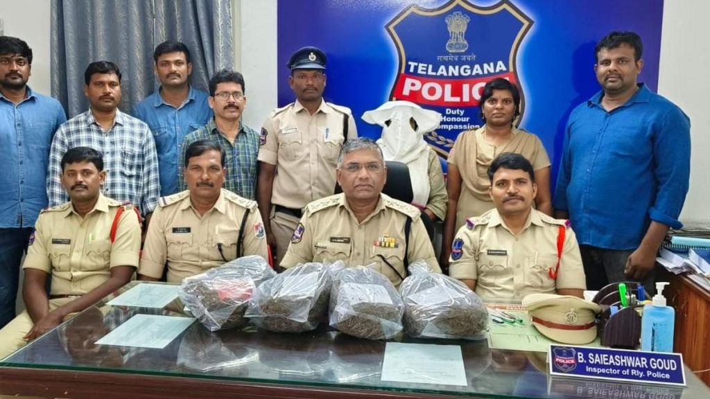 Woman held at Secunderabad railway station with ganja worth ₹3.94 lakh