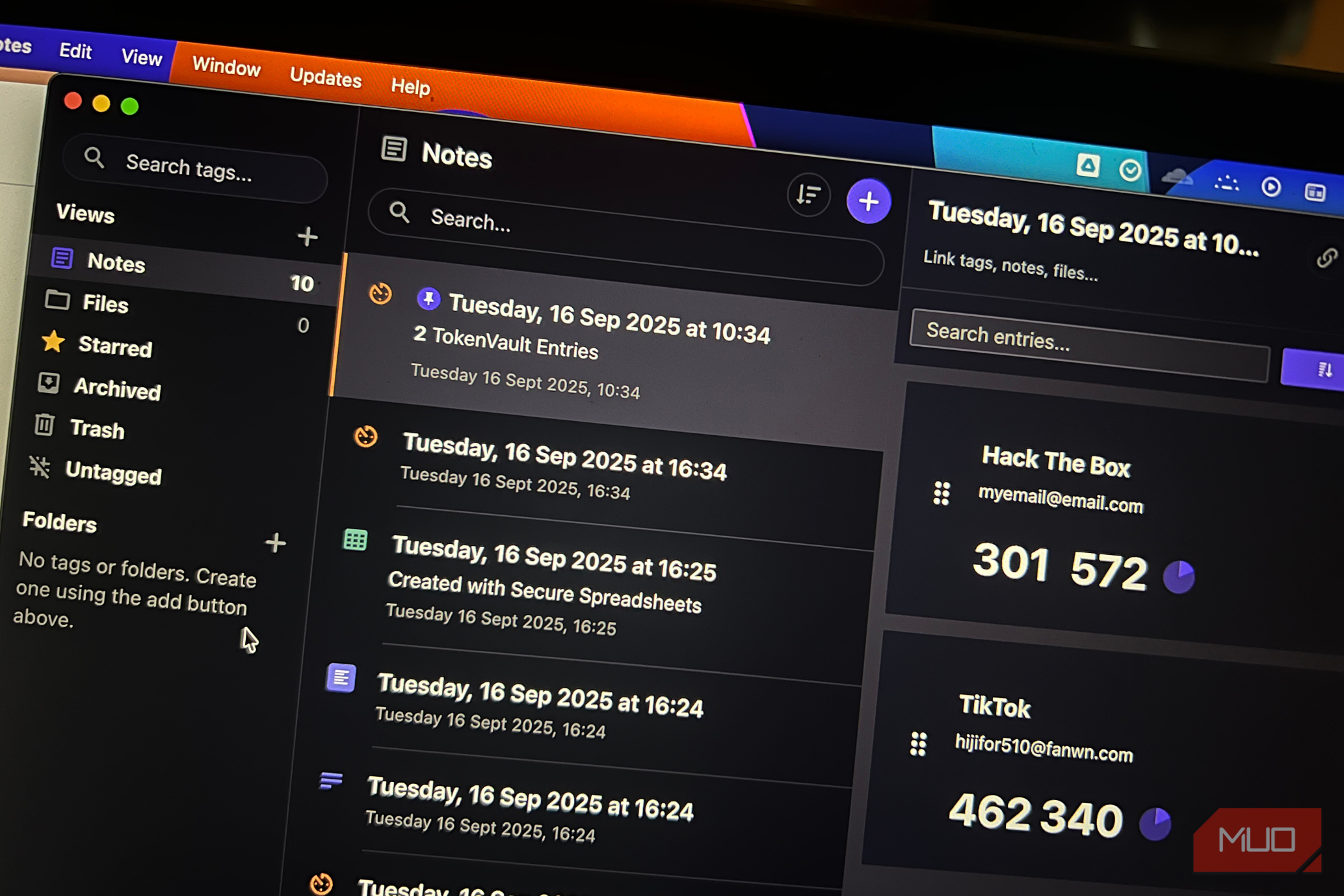 My favorite 2FA authenticator is actually my note-taking app