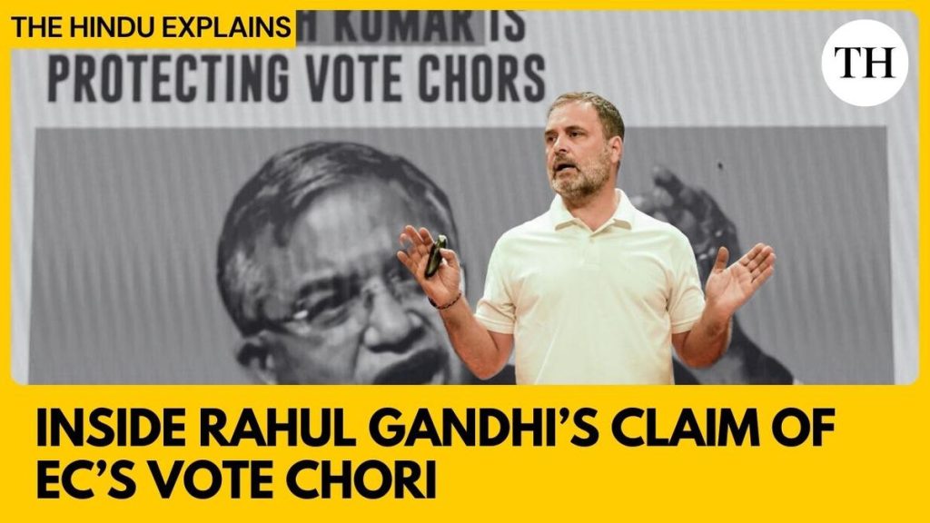 Watch: Rahul Gandhi accuses EC of vote chori: Explained