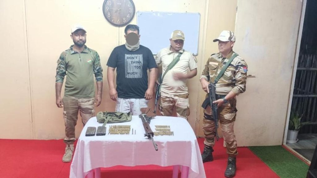Three Militants and Arms Dealer Arrested in Manipur