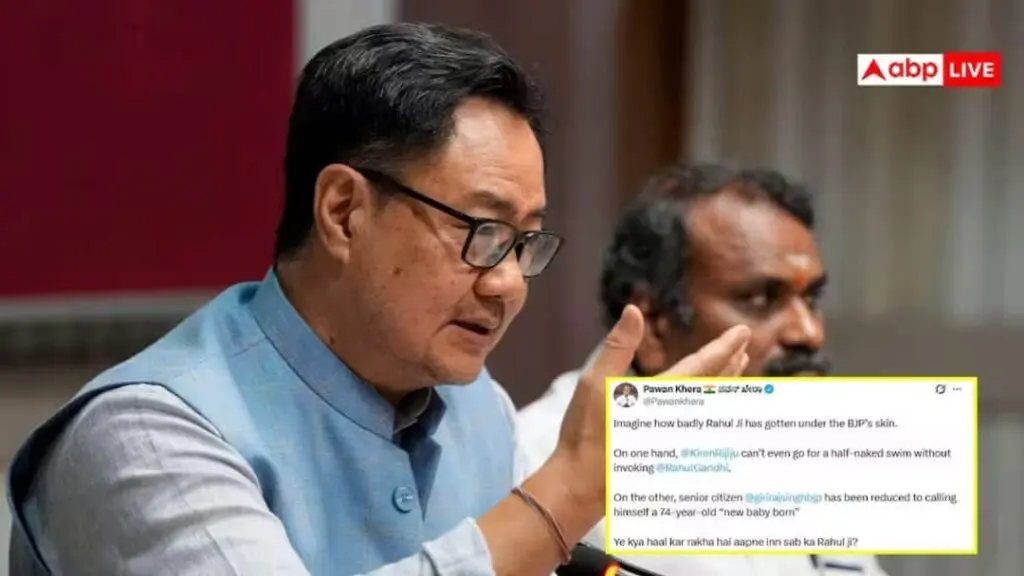 Rijiju hits back at Khera over swimming video remark