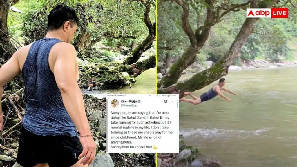 Rijiju says Rahul may need training for Arunachal river swim