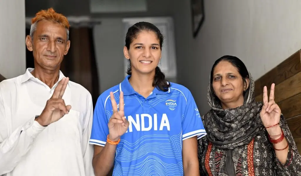Four Haryana women boxers win gold at Commonwealth Games