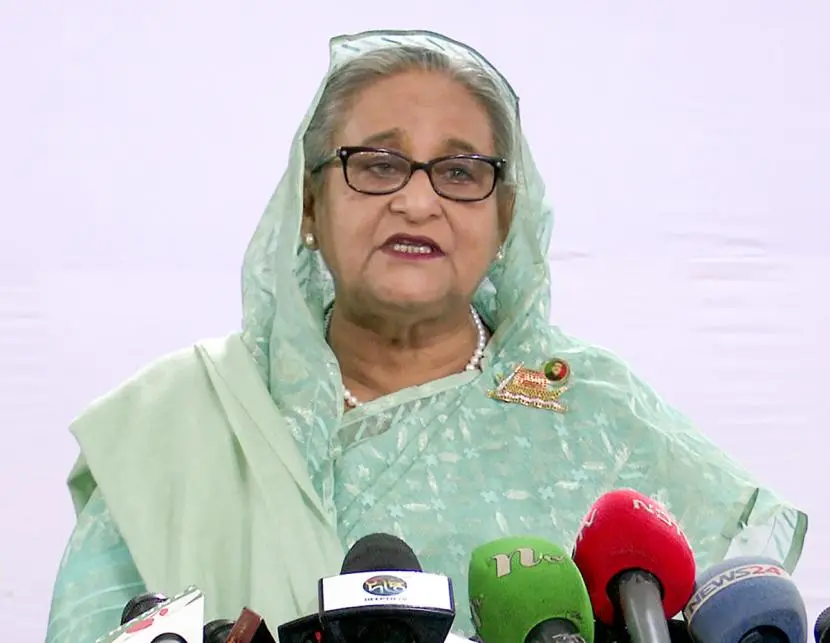 Sheikh Hasina vows return to Bangladesh despite jail or death