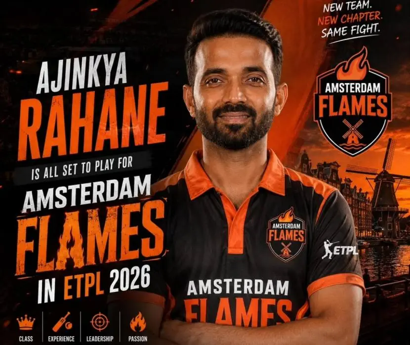 Rahane signs for European T20 league days after retirement