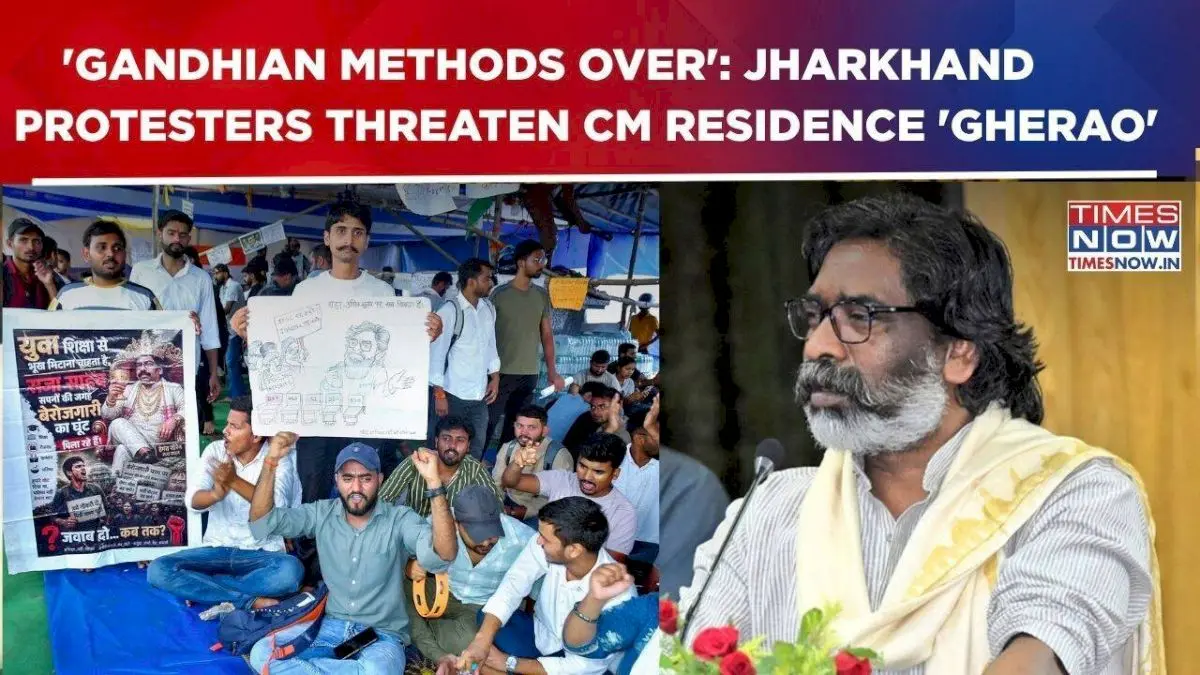 Jharkhand protesters issue Aug 18 ultimatum, threaten CM gherao