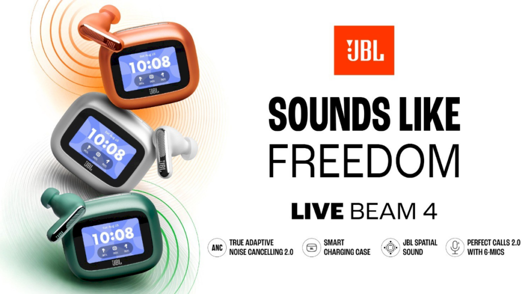 JBL Live Buds 4, Live Beam 4 Go on Sale in India