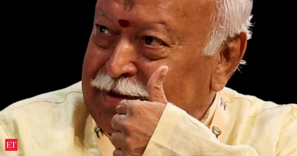 Bhagwat Says True Leadership Means Working From Behind