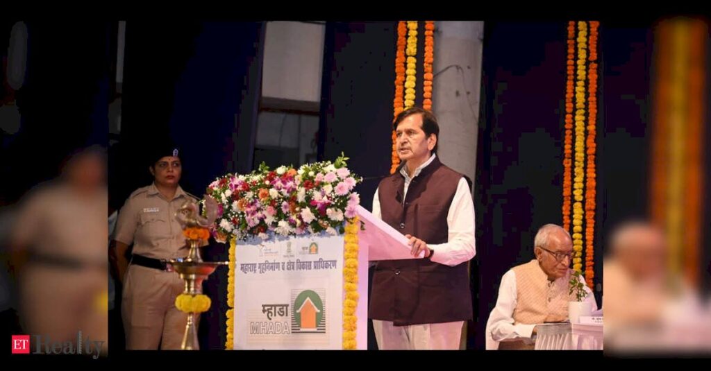 Maharashtra minister orders action against developers withholding MHADA homes