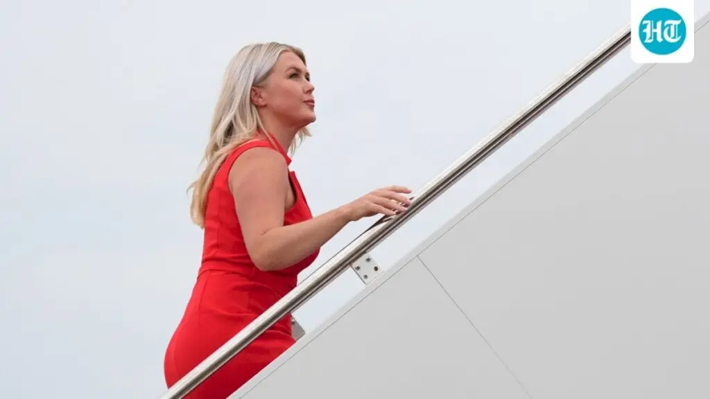 Iran embassy claim links Leavitt exit to Trump decoy plane