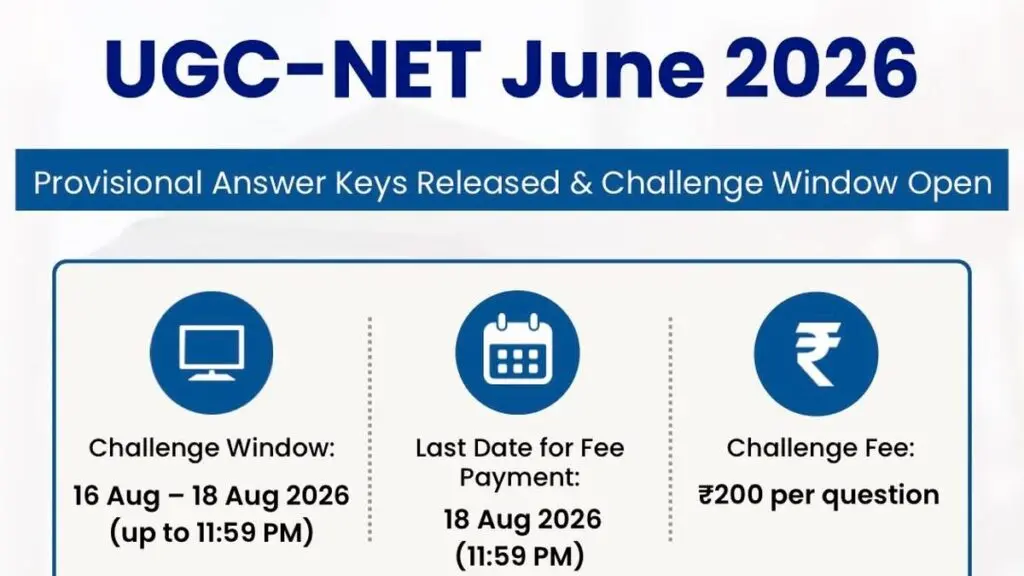 NTA releases UGC-NET June 2026 provisional answer keys