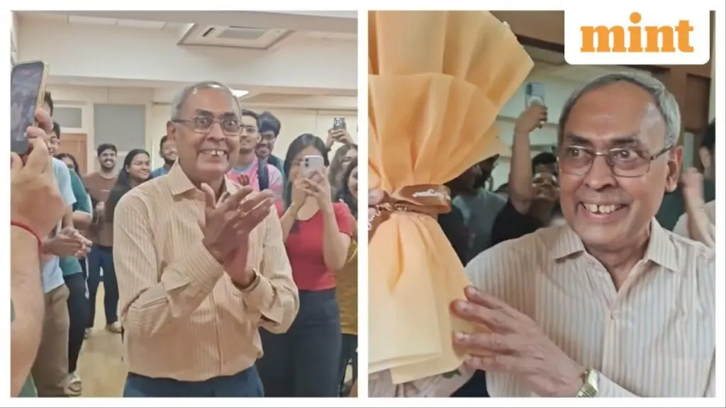 Professor Venugopal Pingali receives guard-of-honour farewell after 33 years at XLRI